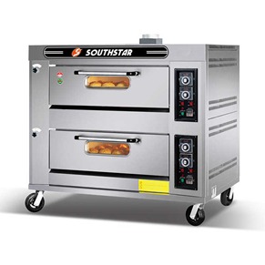 Double Deck 4 Tray Gas Oven